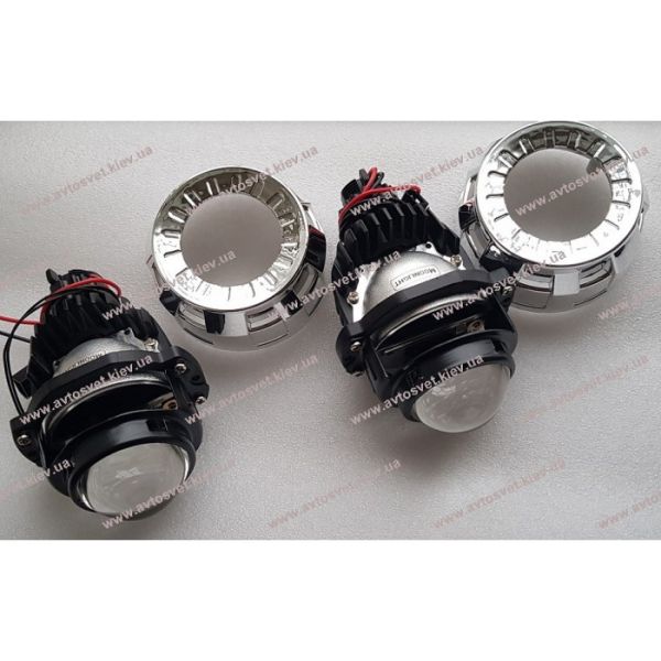 Світлодіодні Bi-Led лінзи Moonlight 1.8 дюйма Blue Світлодіодні Bi-Led лінзи Moonlight 1.8 дюйма Blue