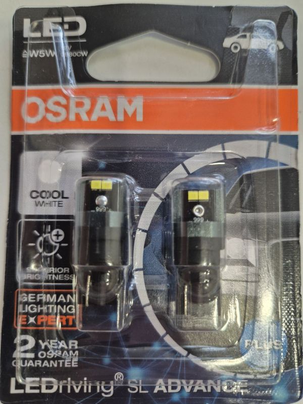 Osram W5W T10 LEDriving SL ADVANCE 2980CW-02B 12V 1.5W
